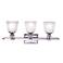 Deluxe Collection 25 1/2" Wide Three Light Bathroom Fixture