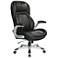 Deluxe Executive Leather Black Swivel Office Chair