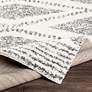 Thumbnail4 of Deluxe Shag DXS-2309 7'10"x10'3" Cream Charcoal Area Rug more views