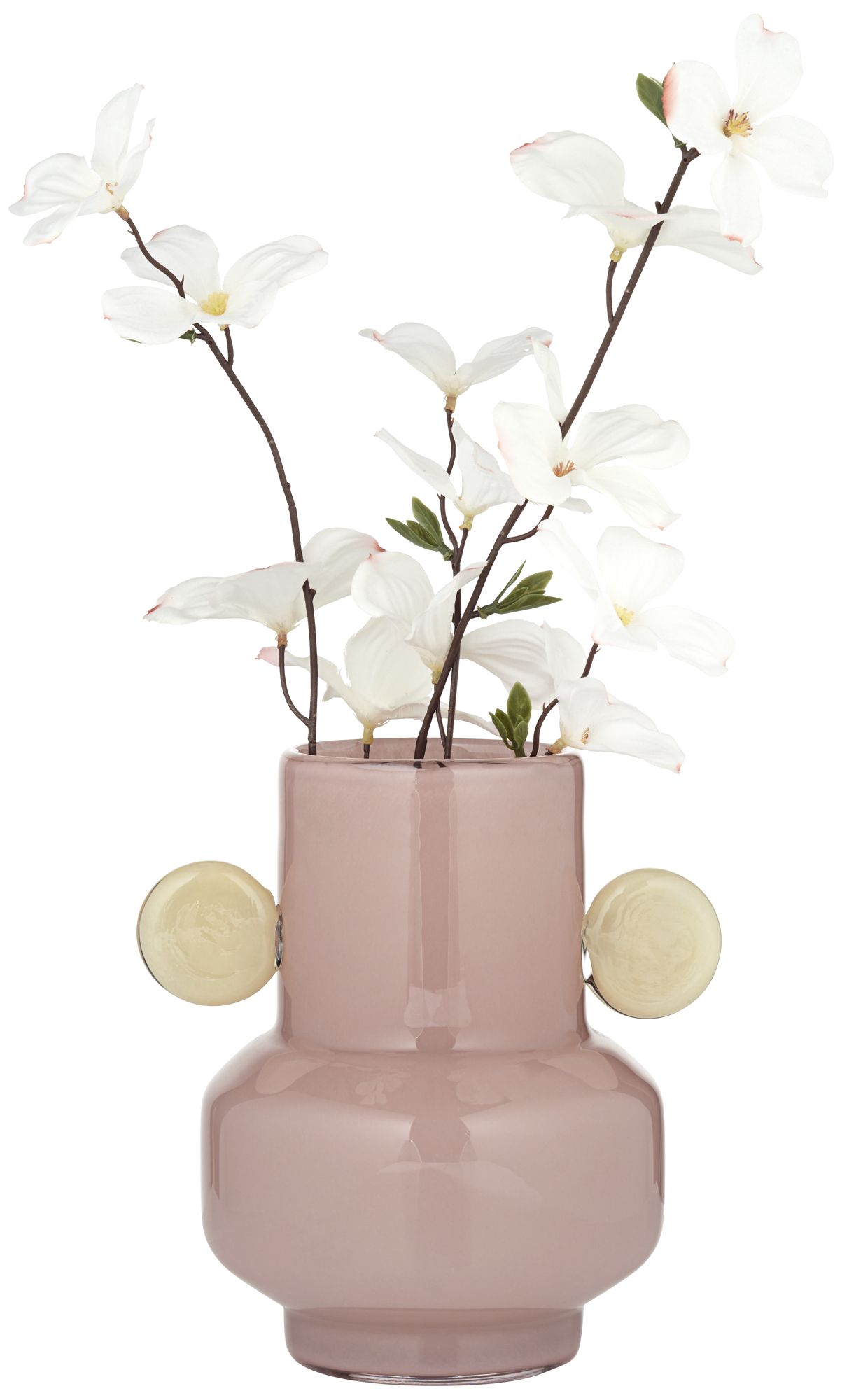 Delvin Blue Green and Pink Pastels Glass 3-Piece Decorative Vase Set