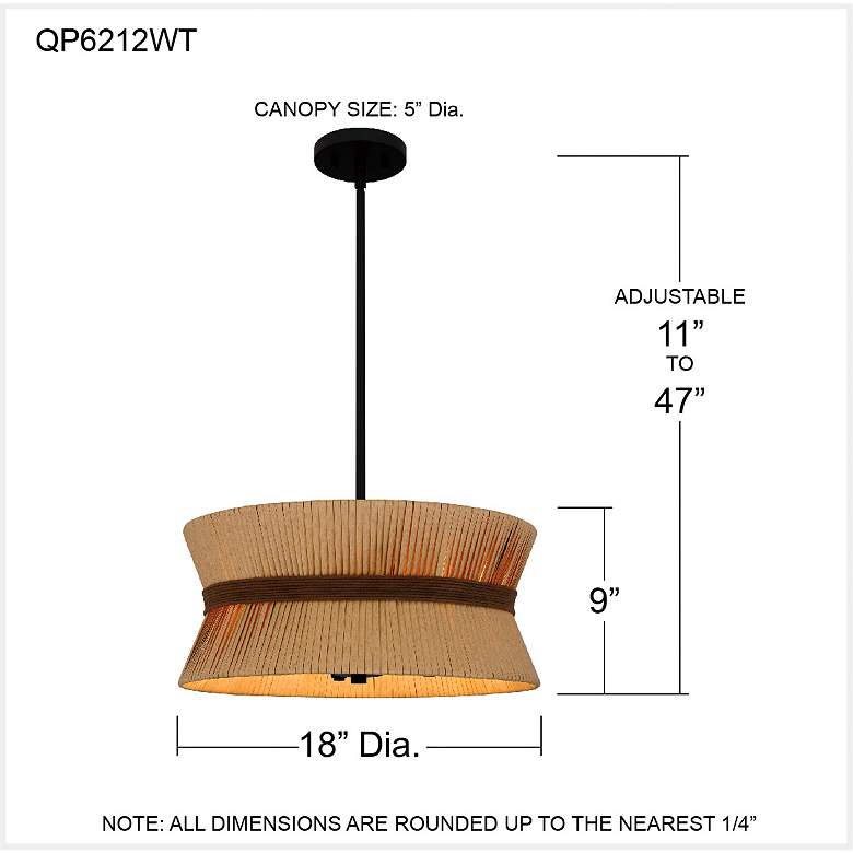 Image 7 Delynn 4-Light Western Bronze Pendant Light more views