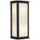 Demeter 12 3/4" High Black Outdoor Wall Light