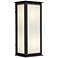 Demeter 12 3/4" High Black Outdoor Wall Light