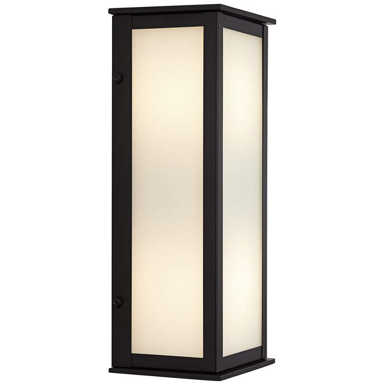 Image 6 Demeter 12 3/4 inch High Black Outdoor Wall Light more views