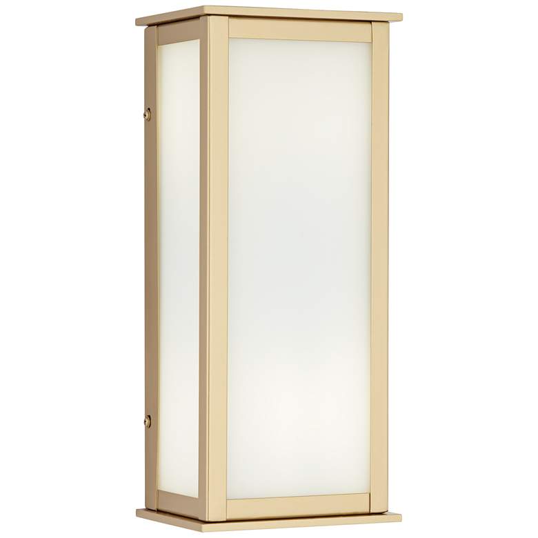 Image 2 Demeter 12 3/4" High Warm Gold Outdoor Wall Light