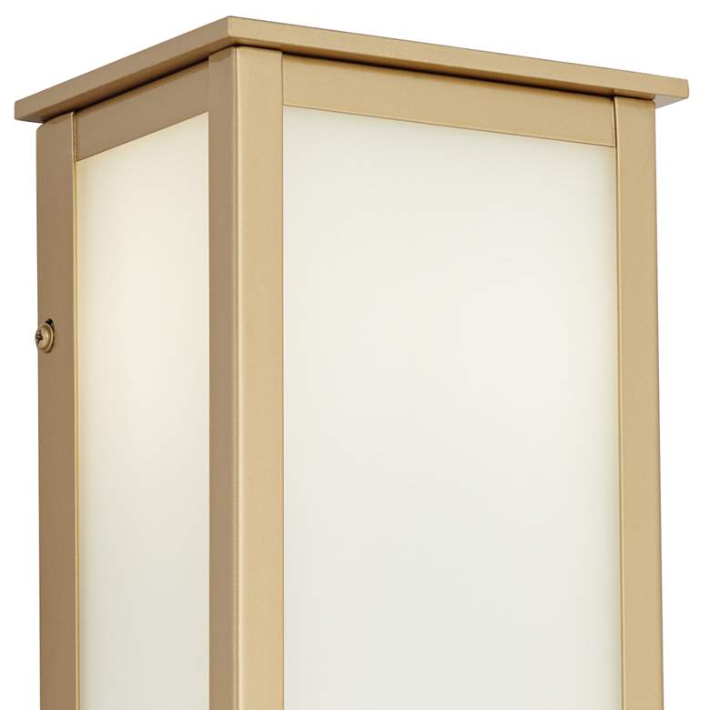 Image 3 Demeter 12 3/4" High Warm Gold Outdoor Wall Light more views