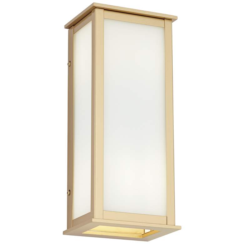 Image 6 Demeter 12 3/4" High Warm Gold Outdoor Wall Light more views