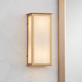 Image2 of Demeter 12 3/4" High Warm Gold Wall Sconce