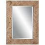 Demetria Light Gray 35" x 47" Rectangular Wall Mirror