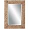Demetria Light Gray 35" x 47" Rectangular Wall Mirror