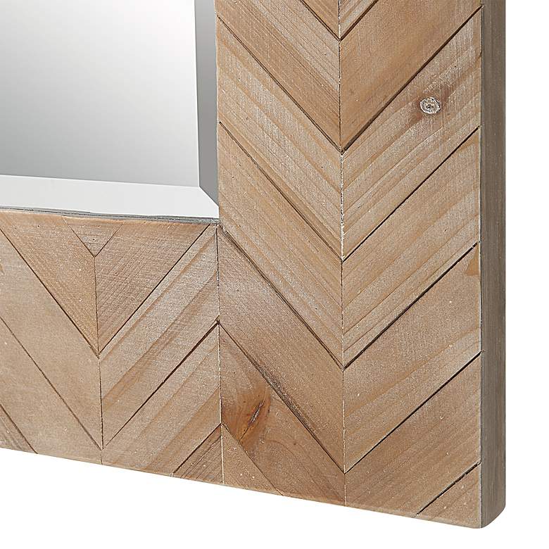 Image 4 Demetria Light Gray 35" x 47" Rectangular Wall Mirror more views
