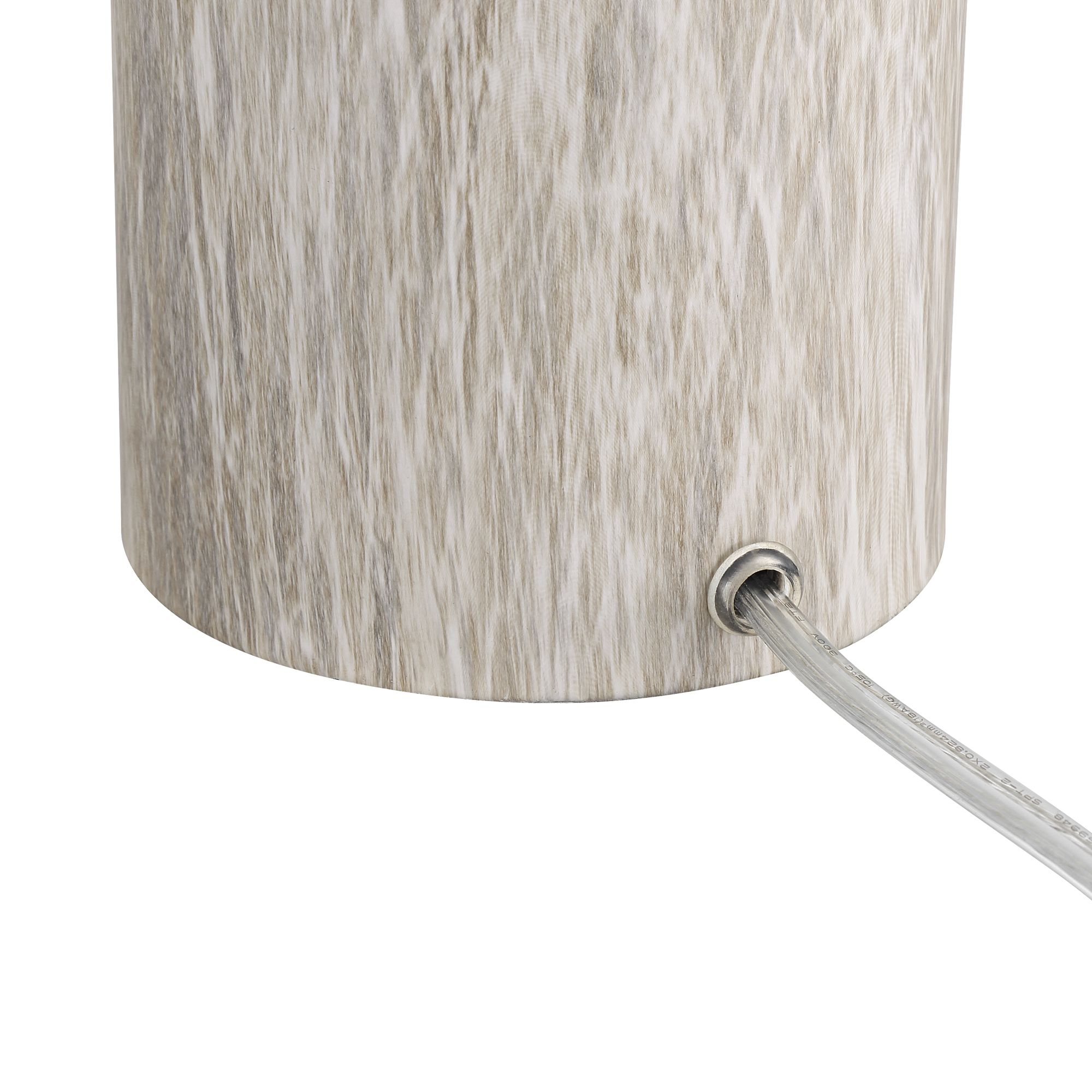 Image 7 Demi 17 3/4" High Marbleized Beige Metal Accent Table Lamp Set of 2 more views