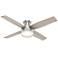 Dempsey 52 in Indoor Brushed Nickel LED Ceiling Fan with Remote