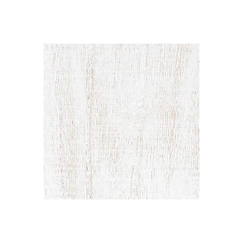 Image 4 Dempsey White Wash Wood 23" Round Wall Clock more views