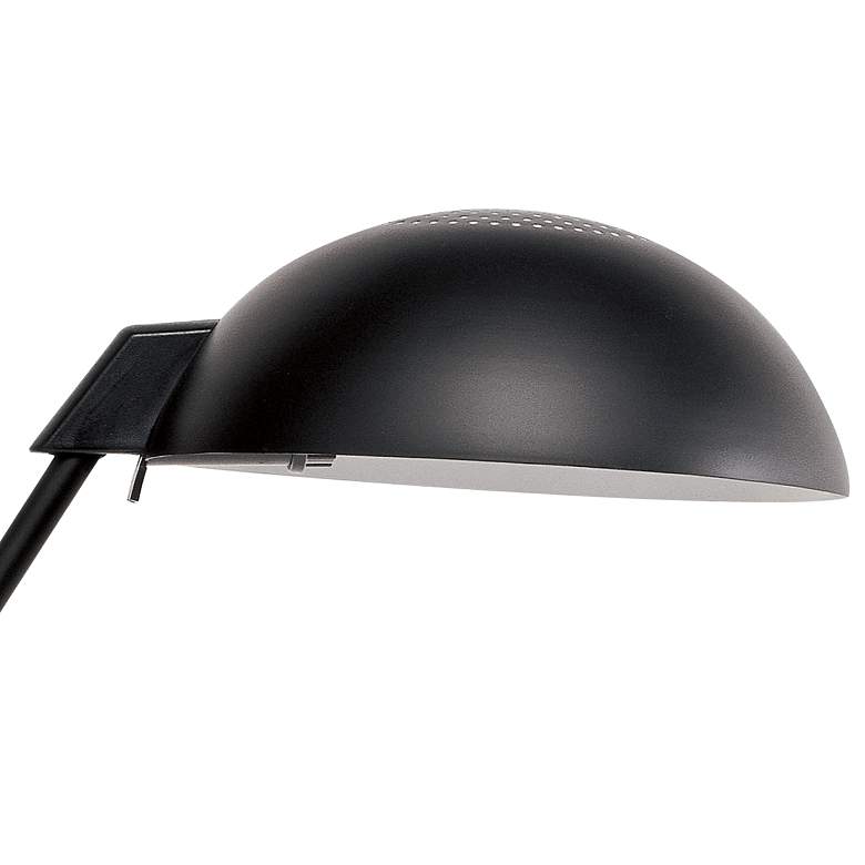Image 2 Denali 17" High Matte Black Angled Arm Modern Desk Lamp more views