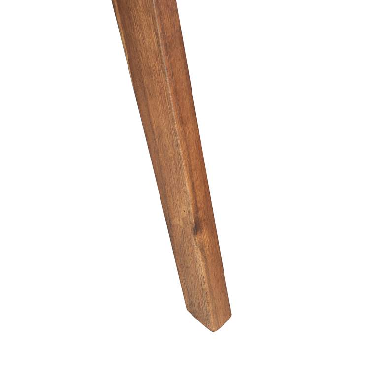 Image 3 Denali 23 3/4" Wide Walnut Stain Wood Square End Table more views