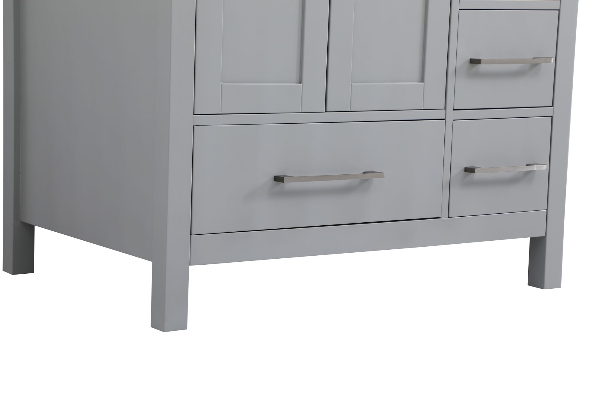 Denby 32" Wide Gray 5-Drawer Single Sink Bathroom Vanity