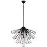 1_Dendelio 30" Wide Matte Black 13-Light Sputnik Chandelier
