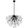 2_Dendelio 30" Wide Matte Black 13-Light Sputnik Chandelier more views