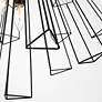 3_Dendelio 30" Wide Matte Black 13-Light Sputnik Chandelier more views