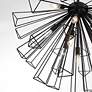 5_Dendelio 30" Wide Matte Black 13-Light Sputnik Chandelier more views