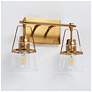 5_Dendro 2-Light 13.4" Wide Brass Bath Light more views
