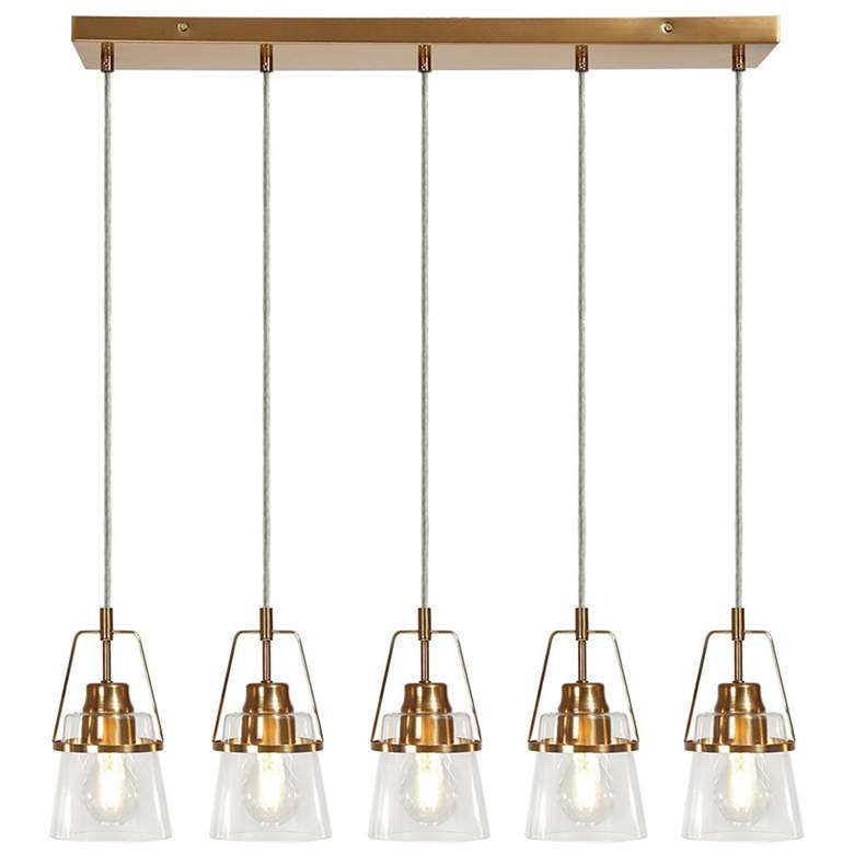 Image 1 Dendro 5-Light Gold Island Chandelier