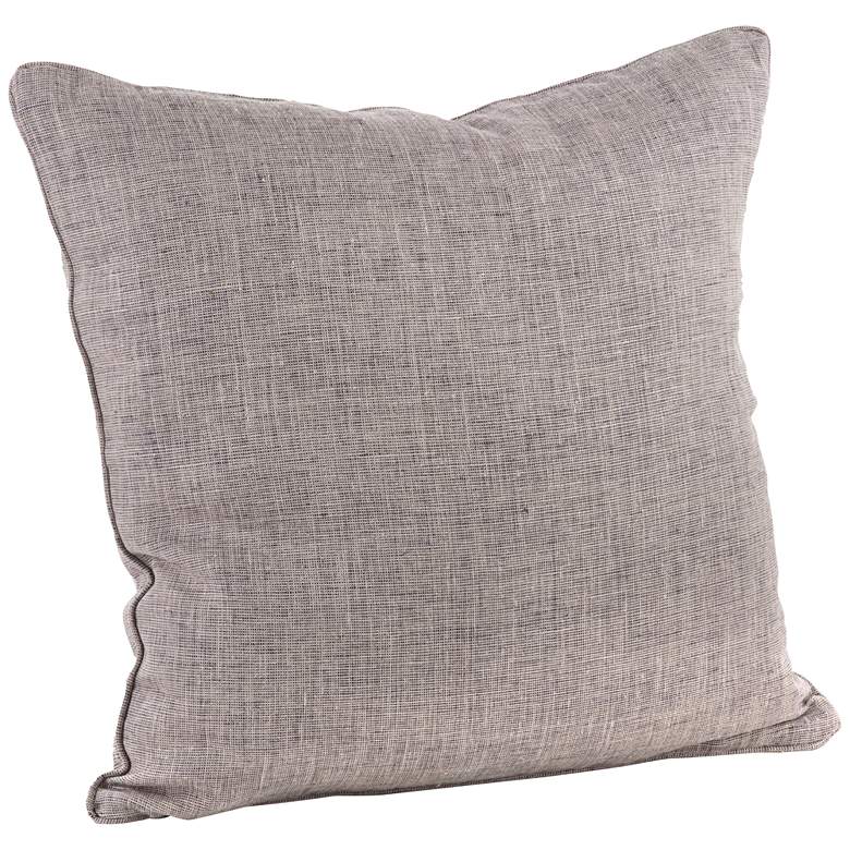 Image 1 Denier Natural Linen 20" Square Decorative Throw Pillow