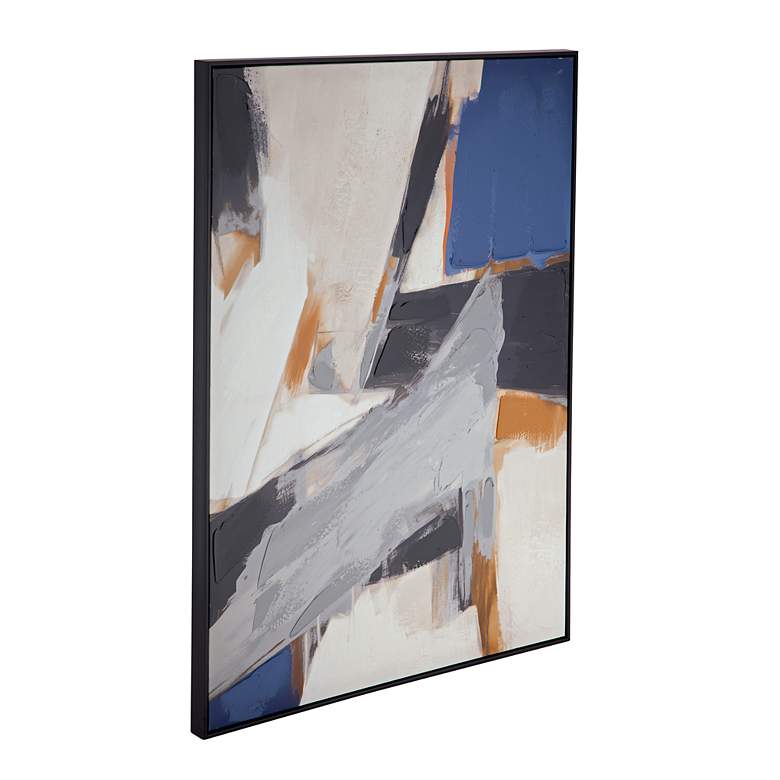 Image 2 Denisa I 35" x 47" Multi-Color Framed Canvas more views