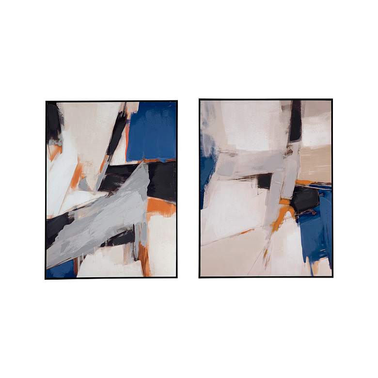 Image 5 Denisa I 35" x 47" Multi-Color Framed Canvas more views