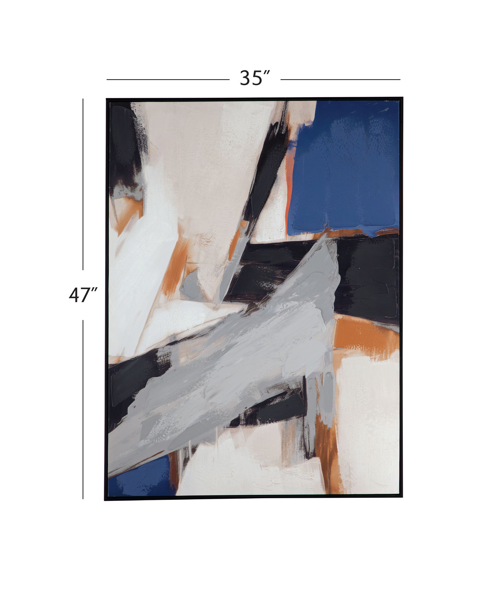 Image 6 Denisa I 35" x 47" Multi-Color Framed Canvas more views