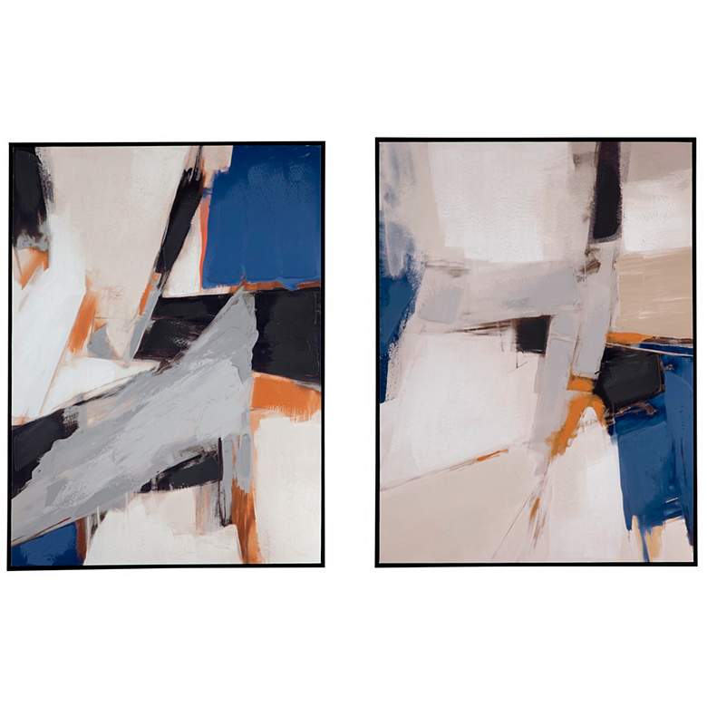 Image 7 Denisa I 35" x 47" Multi-Color Framed Canvas more views