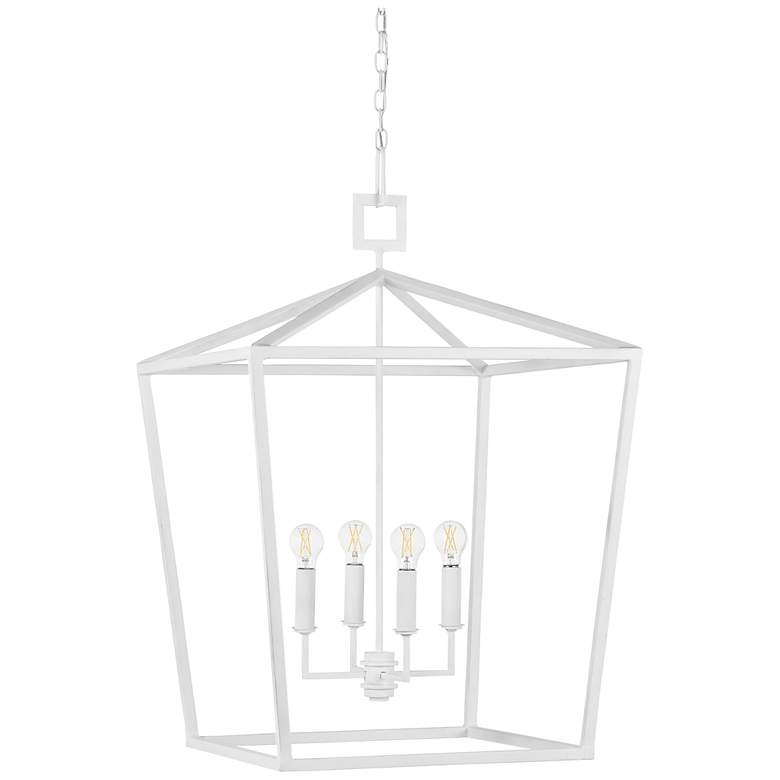 Image 6 Denison White Grande Chandelier more views