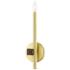 Denmark 1 Light Satin Brass ADA Single Sconce
