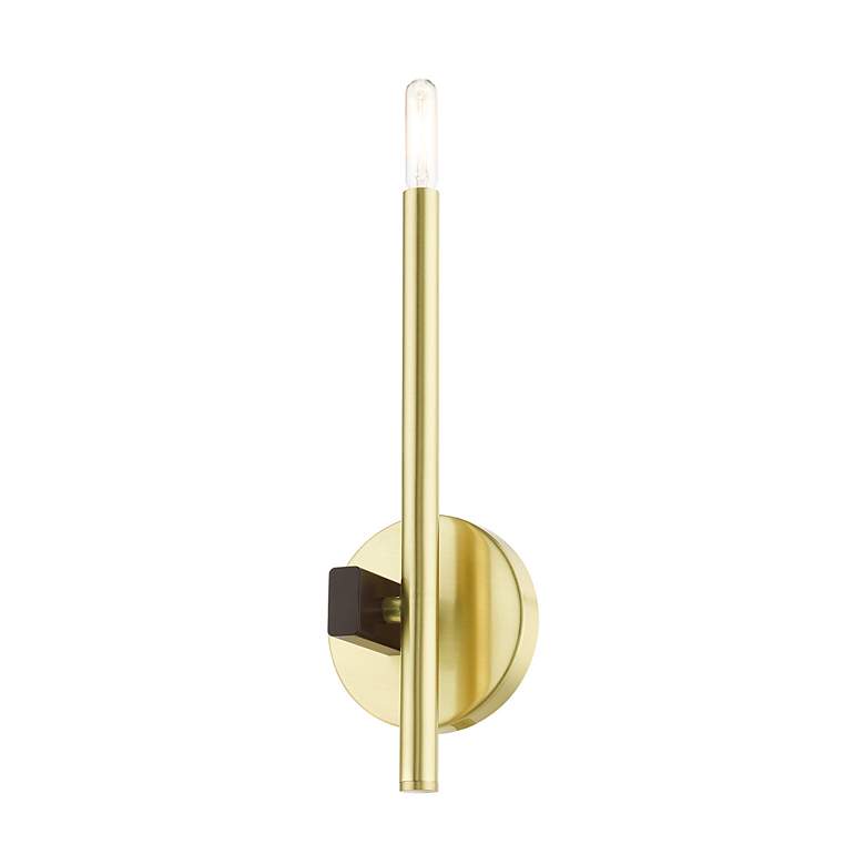Image 7 Denmark 1 Light Satin Brass ADA Single Sconce more views