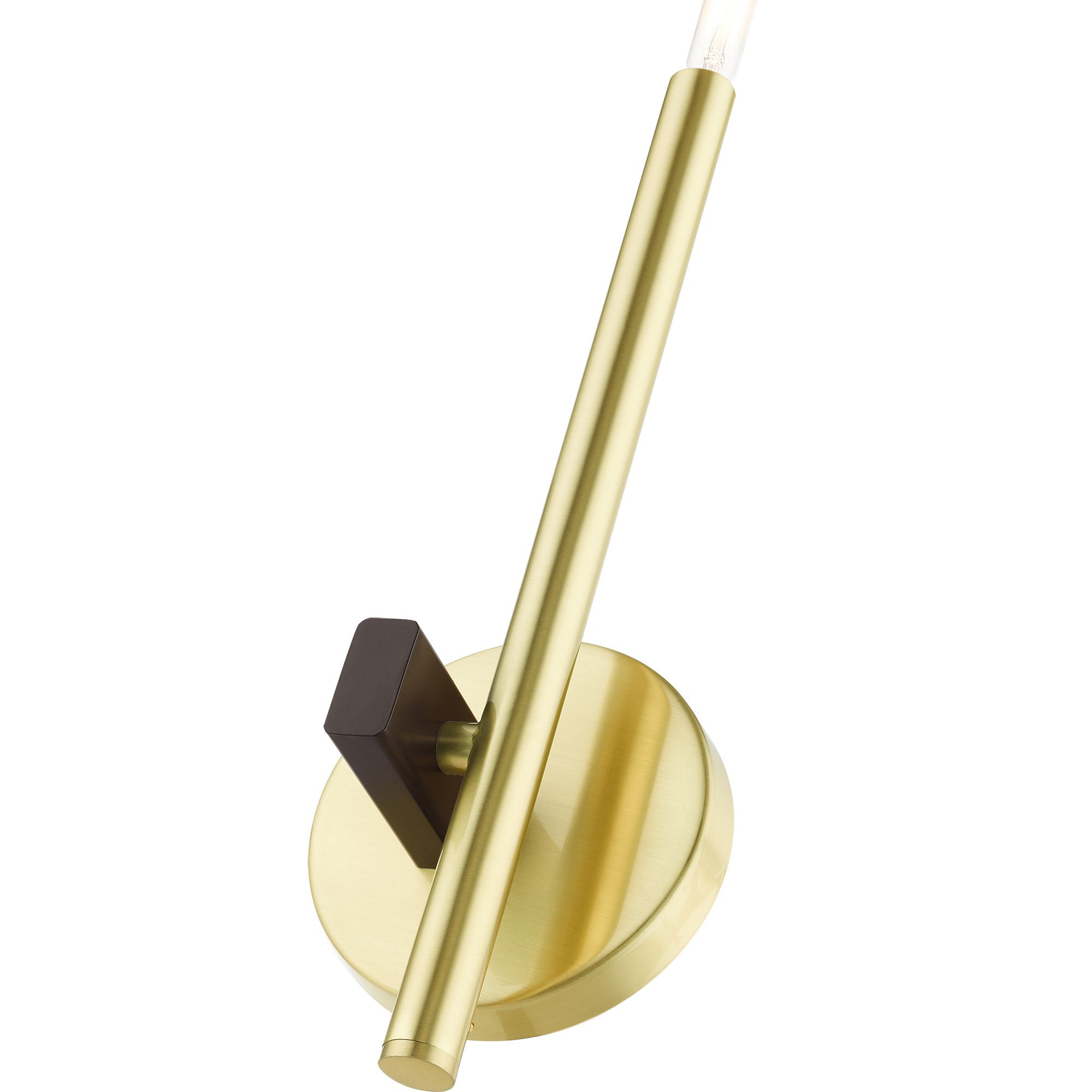 Denmark 1 Light Satin Brass ADA Single Sconce