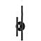 Denmark 2 Light Black Chrome ADA Double Sconce