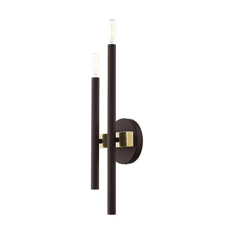 Image 6 Denmark 2 Light Bronze Wall Sconce more views