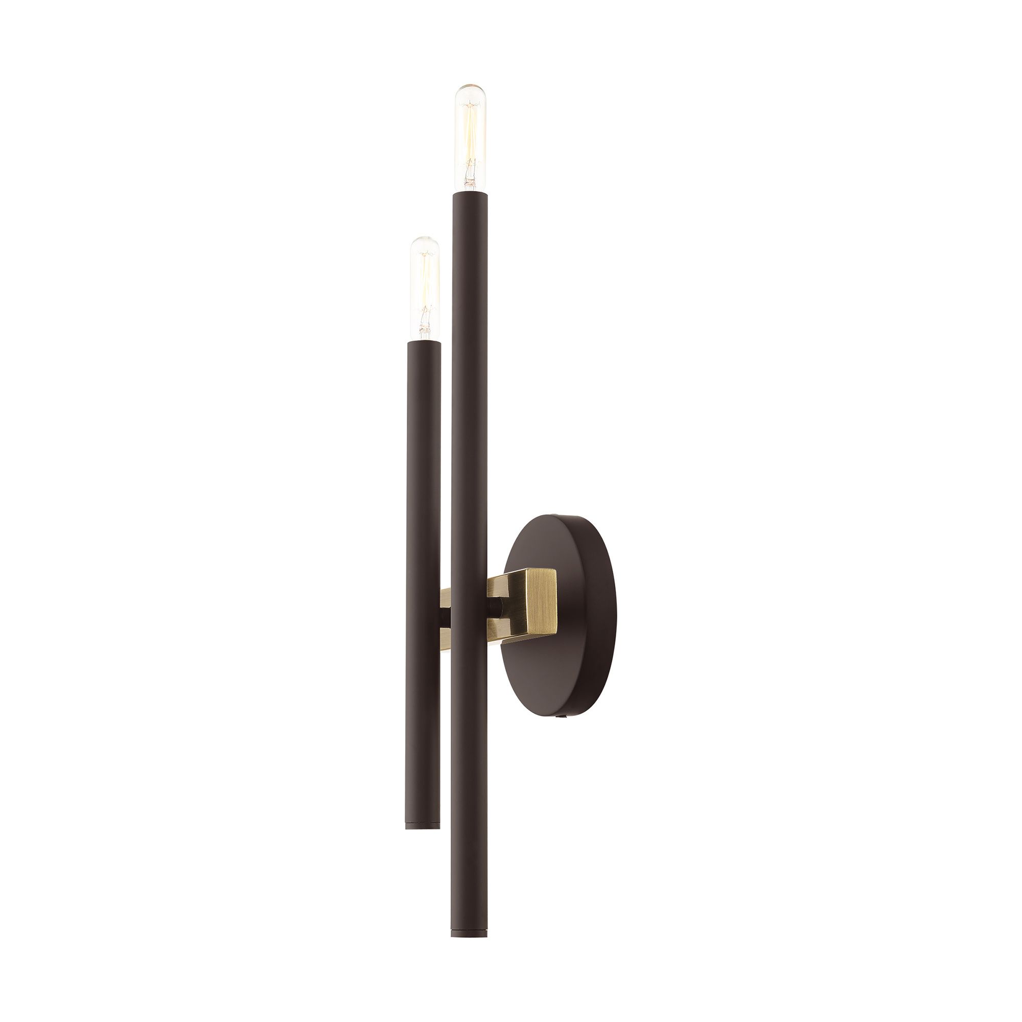 Denmark 2 Light Bronze Wall Sconce