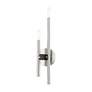 4_Denmark 2 Light Brushed Nickel ADA Double Sconce more views