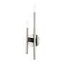 5_Denmark 2 Light Brushed Nickel ADA Double Sconce more views