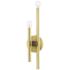 Denmark 2 Light Satin Brass ADA Double Sconce