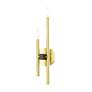 4_Denmark 2 Light Satin Brass ADA Double Sconce more views