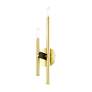 5_Denmark 2 Light Satin Brass ADA Double Sconce more views