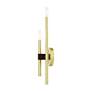 6_Denmark 2 Light Satin Brass ADA Double Sconce more views