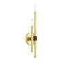 7_Denmark 2 Light Satin Brass ADA Double Sconce more views