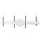 Denmark 23 1/2" Wide Polished Chrome 4-Light Bath Light