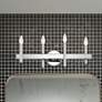 1_Denmark 23 1/2" Wide Polished Chrome 4-Light Bath Light