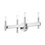 Denmark 23 1/2" Wide Polished Chrome 4-Light Bath Light