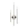 3_Denmark 3 Light Brushed Nickel ADA Triple Sconce more views